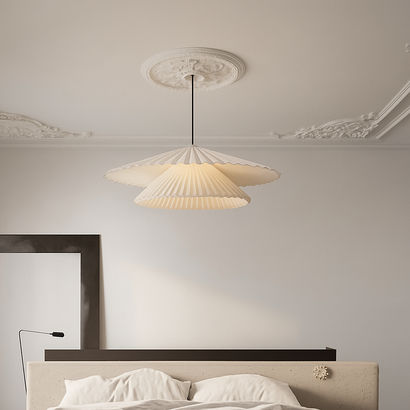 suspension en tissu origami pour décoration intérieure élégante