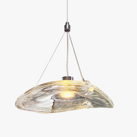 suspension en verre design italien pour intérieur moderne