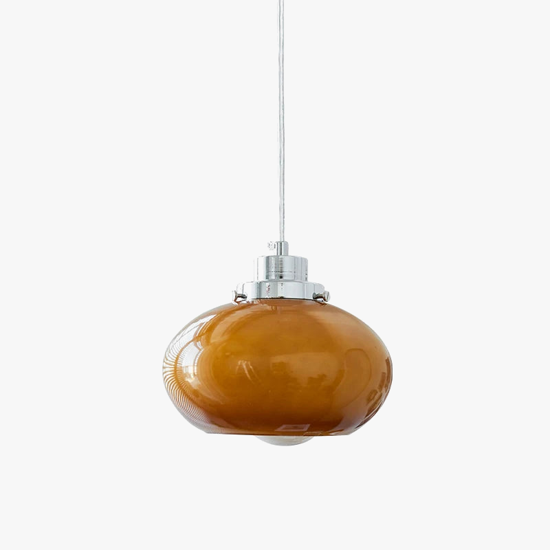 Suspension en verre moderne