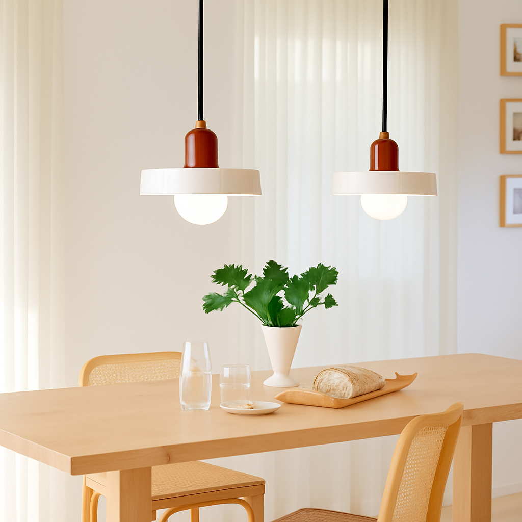 Suspension en verre nordique couleur bonbon - vue 4 sur 12