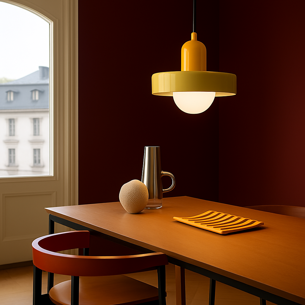 Suspension en verre nordique couleur bonbon - vue 7 sur 12