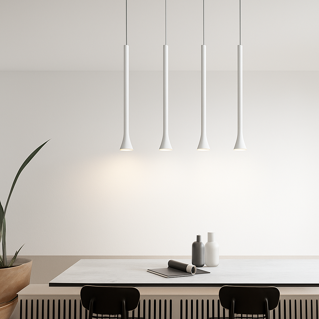 suspension LED Art créatif Long Tube - vue 4 sur 10