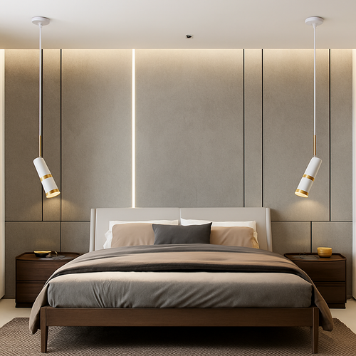 Suspension LED au design nordique rotatif à 360 °