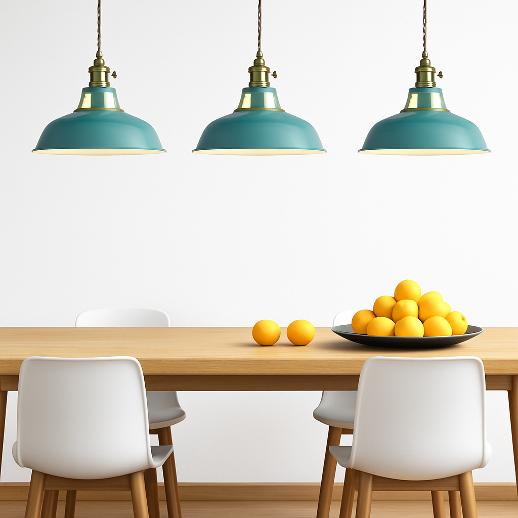 Suspension LED en métal coloré Loft - vue 5 sur 11
