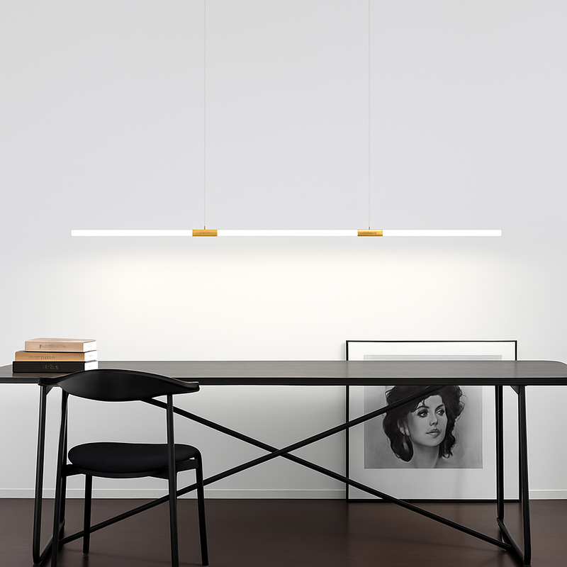 Suspension Led lumière cuisine éclairage lustres modernes pour salle à manger Table à manger suspension Led lampe Bronze Lustre App/télécommande