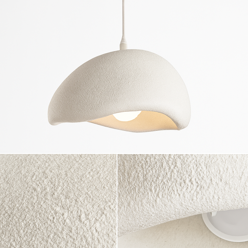 suspension à led wabi-sabi en résine créative pour décoration intérieure