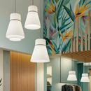 suspension moderne en tissu pour restaurant et café