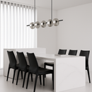 suspension moderne en verre pour décoration intérieure élégante
