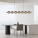 suspension moderne en verre pour décoration intérieure élégante