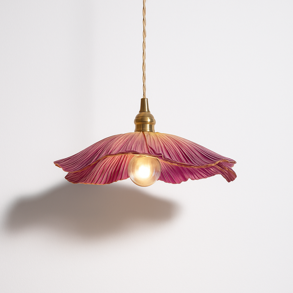Suspension modernes en verre de fleur lampes suspendues décoration de la maison éclairage salon chambre chevet luminaire magasin d'intérieur - vue 6 sur 9