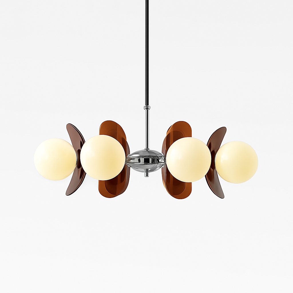 suspension nordique haricots design vintage pour intérieur élégant - vue 5 sur 14
