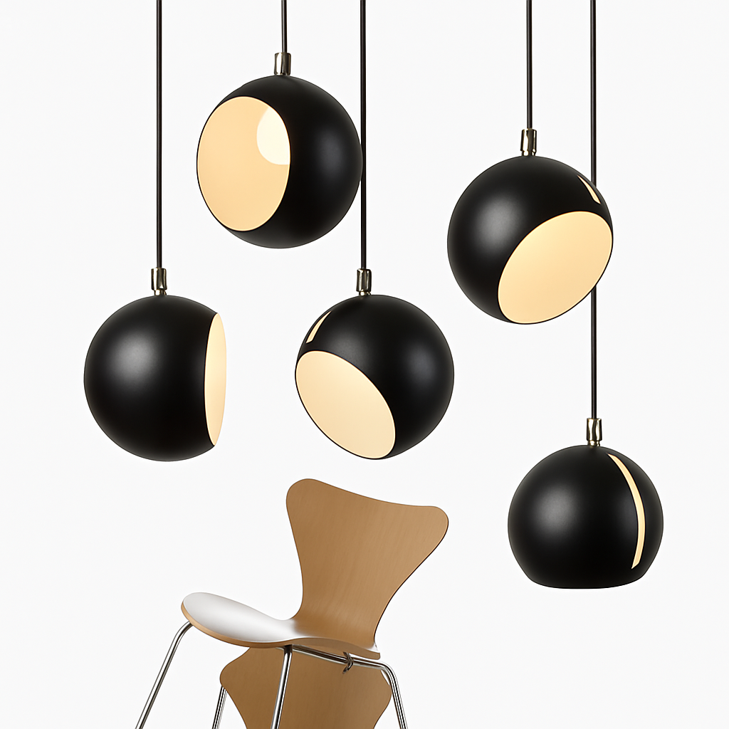 Suspension rotative moderne en forme d'araignée pour loft industriel - vue 4 sur 17