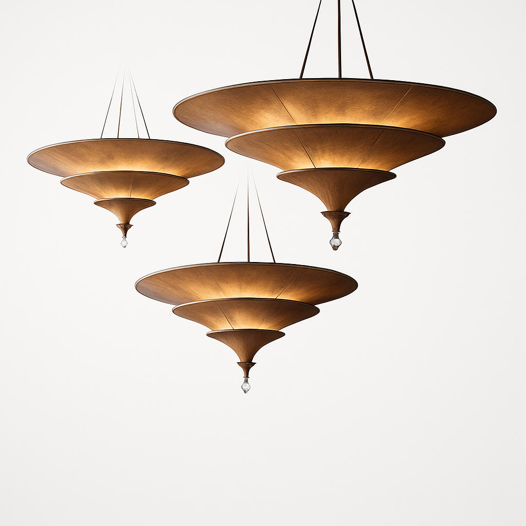 suspension style vintage wabi-sabi d'asie du sud-est - vue 6 sur 9