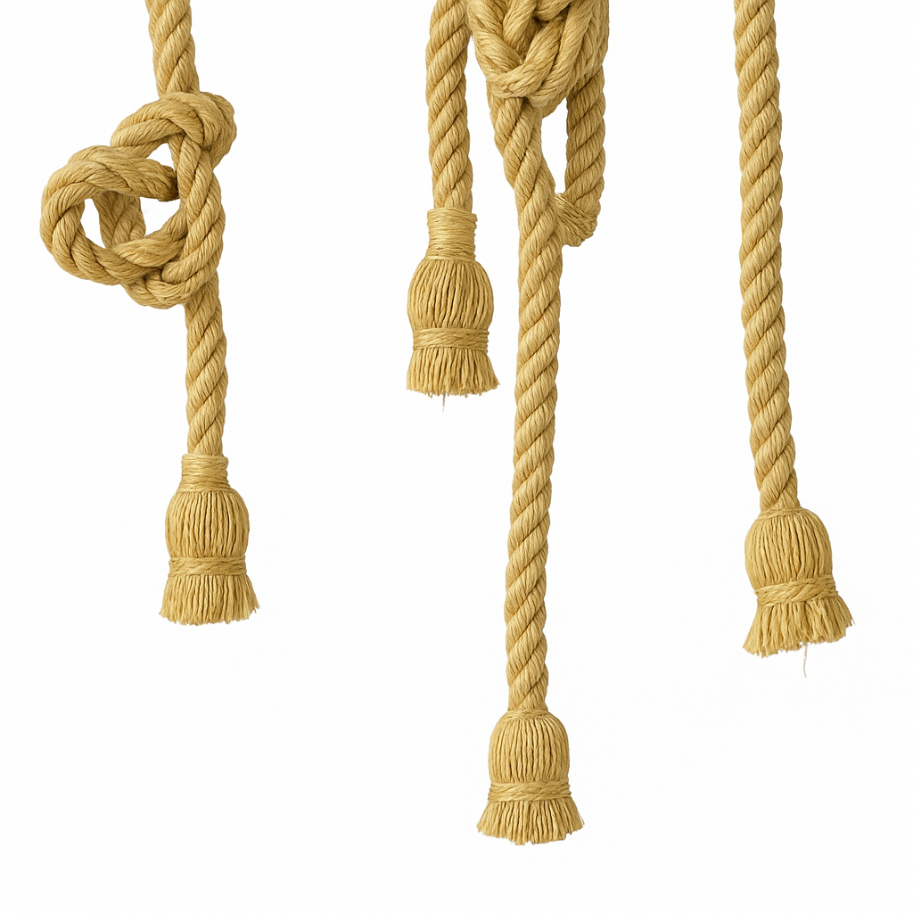 suspension vintage en corde de chanvre style industriel créatif