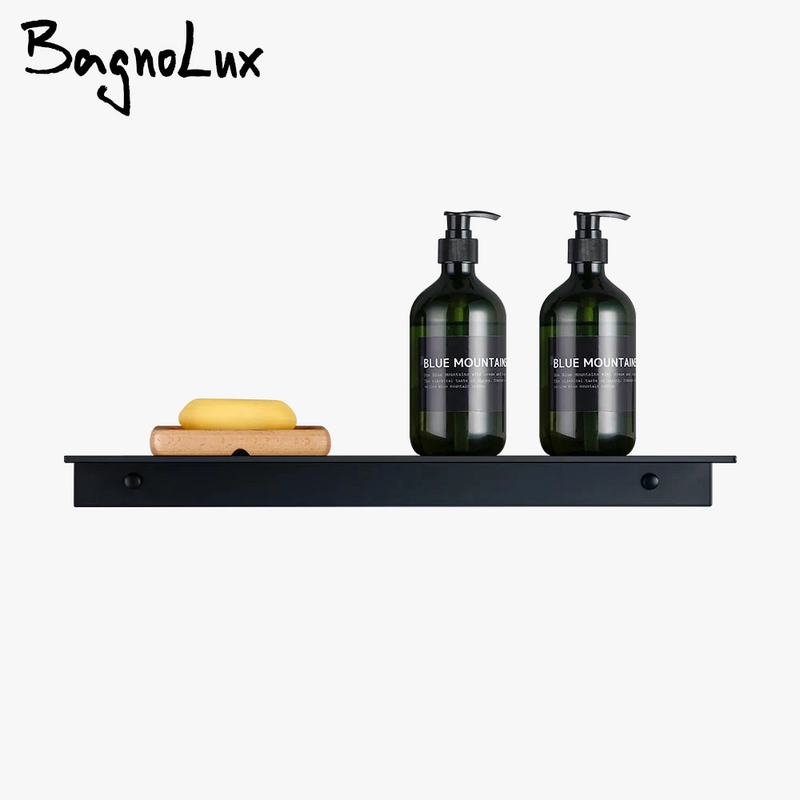 étagère murale en aluminium pour rangement moderne et pratique
