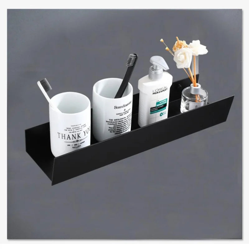 étagère murale pour rangement de salle de bain et cosmétiques