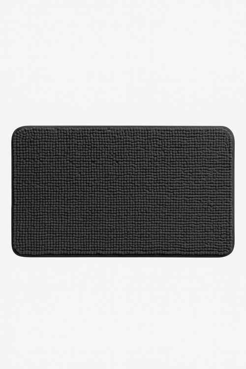 tapis de bain chenille microfibre absorbant antiderapant