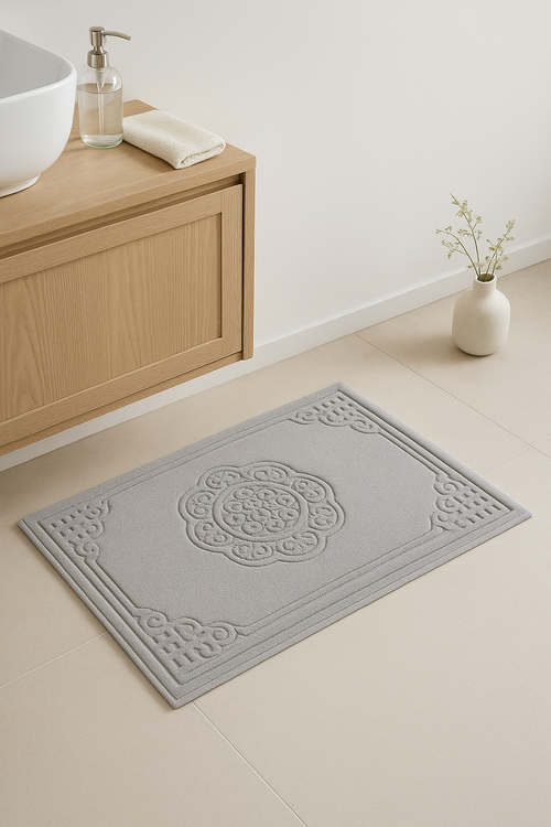tapis de bain coton absorbant motif cartoon rapide