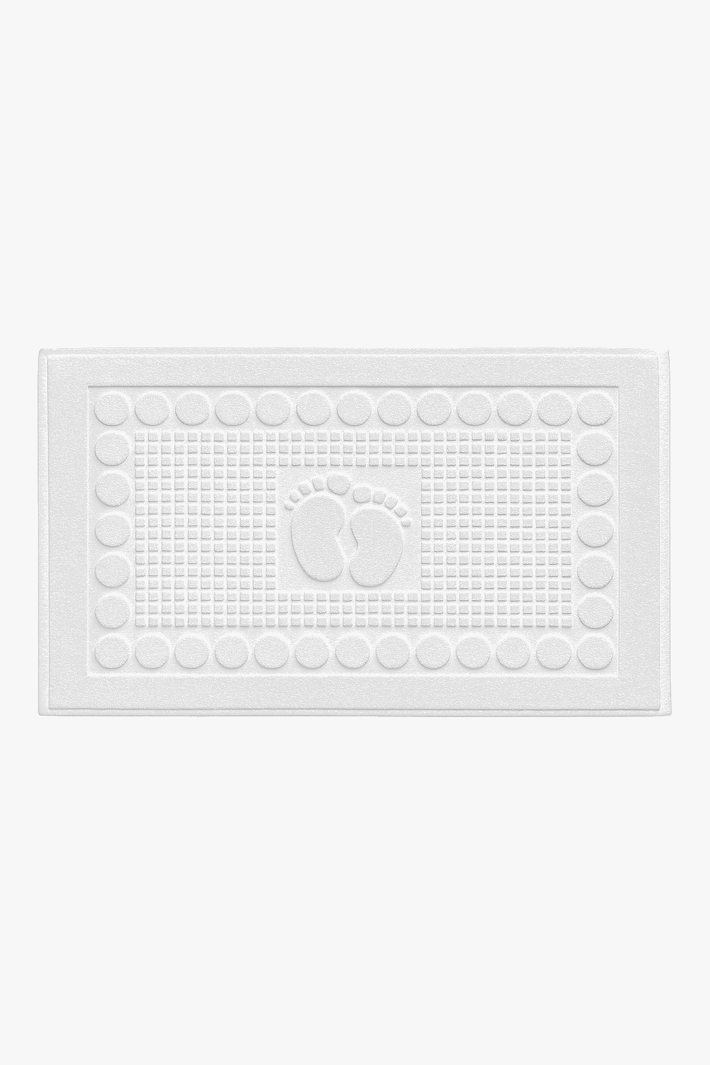 Tapis de bain coton doux motif cartoon moderne