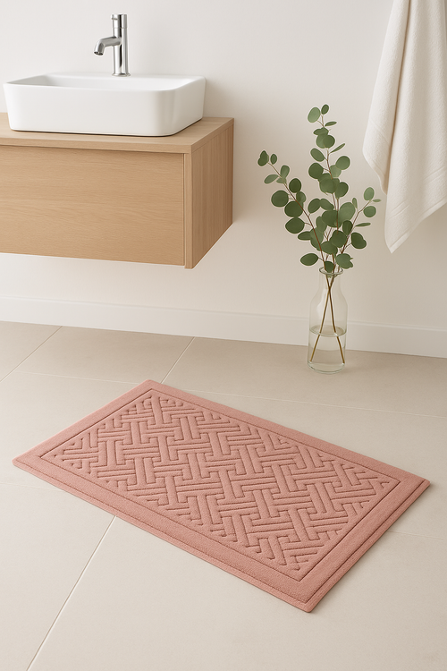tapis de bain coton epais style spa cartoon