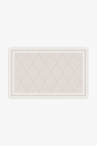 Tapis de bain diatomite rayures géométriques antidérapant moderne