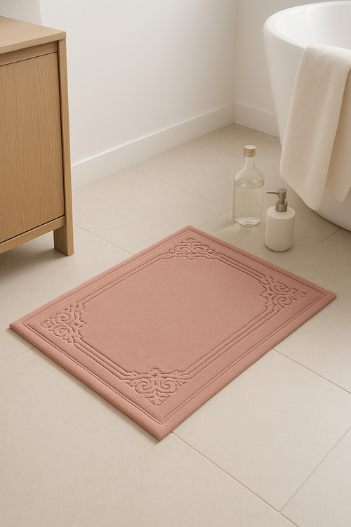 tapis de bain microfibre style cartoon pour salle
