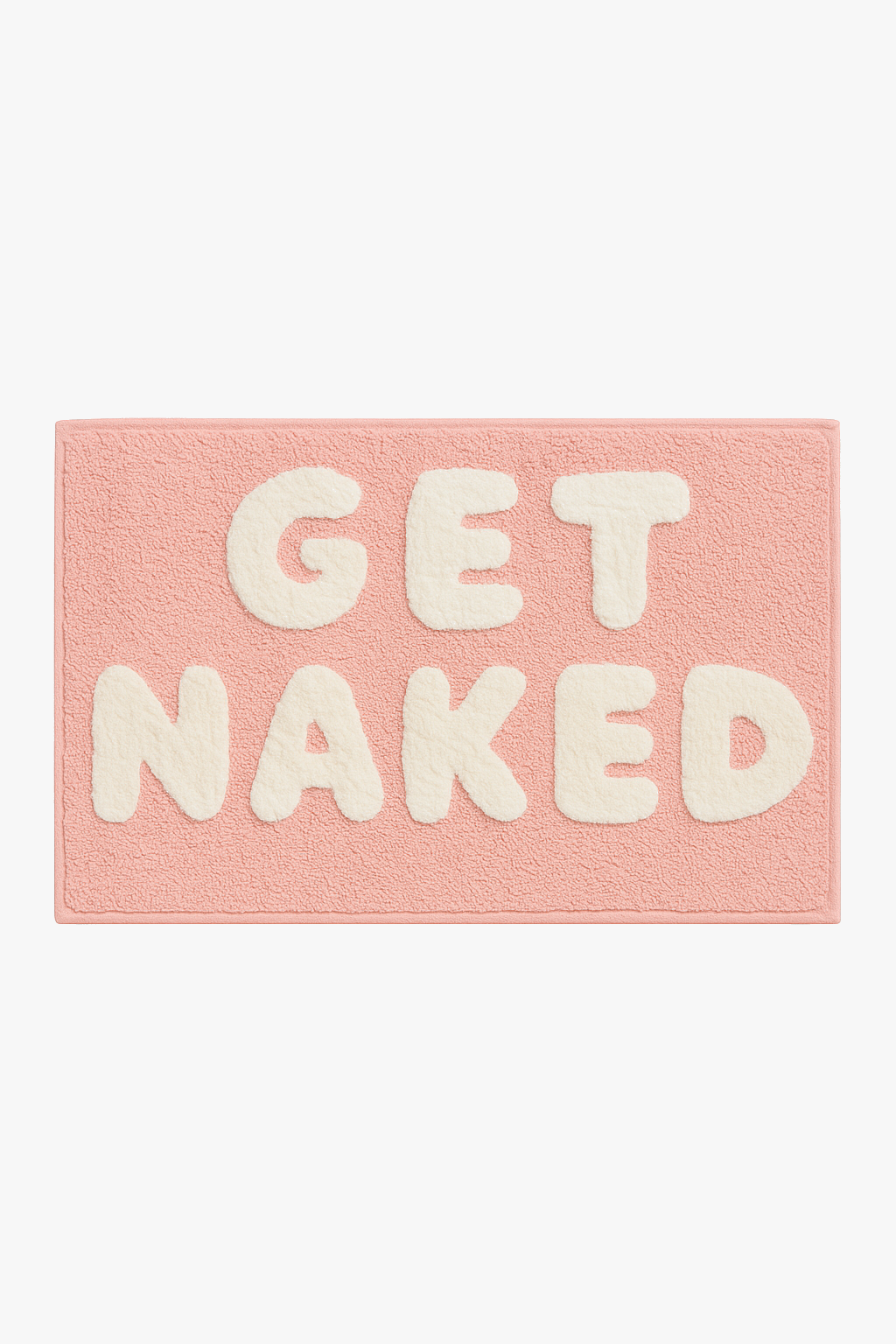 Tapis de bain motif lettres moderne doux absorbant