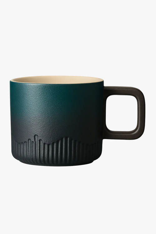 Tasse a the ceramique degradee mini style minimaliste
