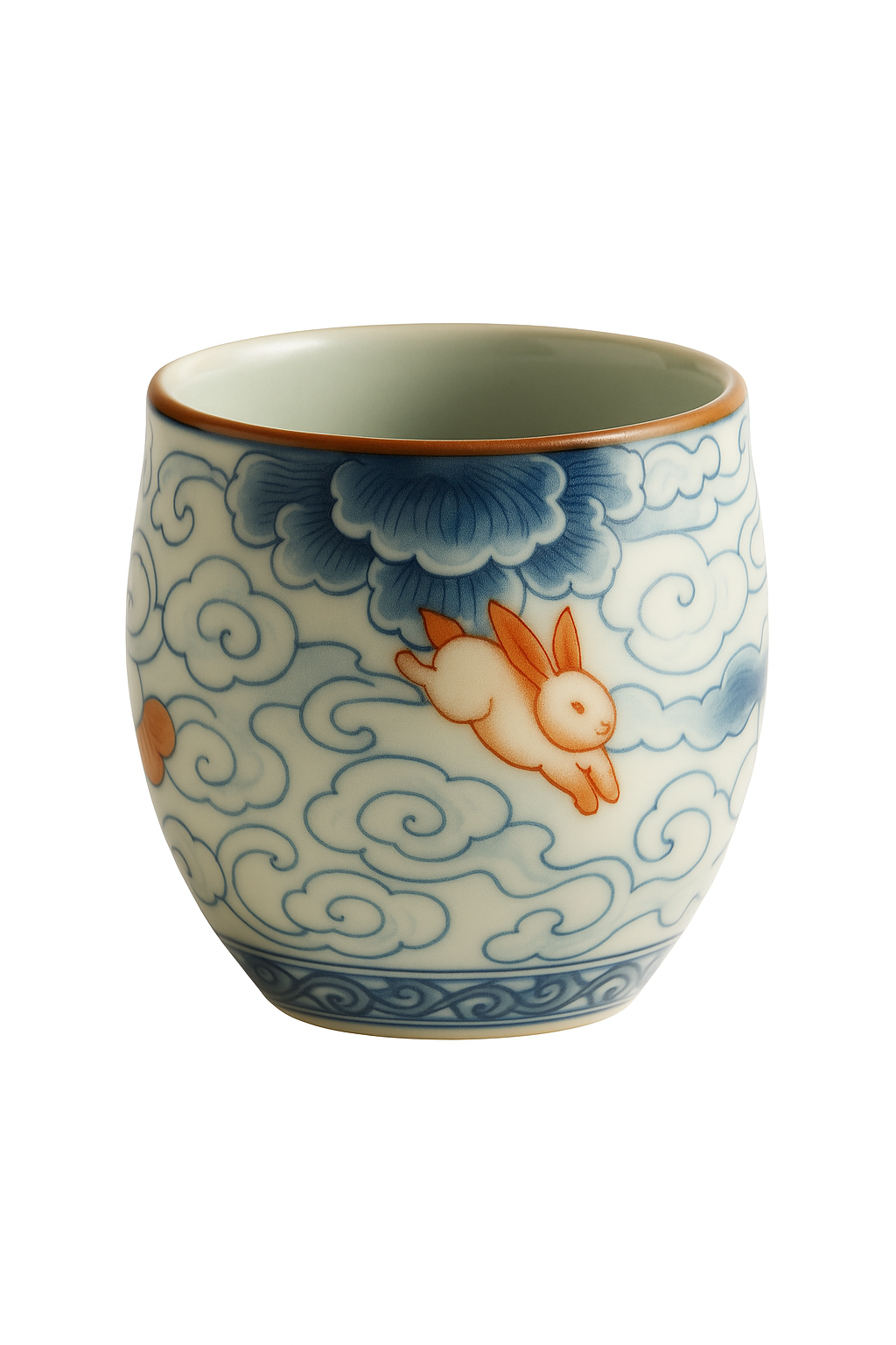 Tasse a the ceramique ruyao style chinois degustation