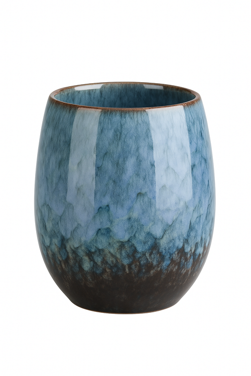 Tasse a the ceramique style tianmu bol individuel