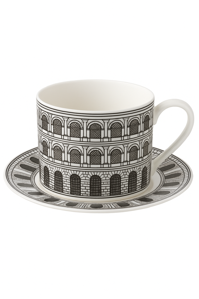 Tasse mug ceramique motif animal relief dorure decorative