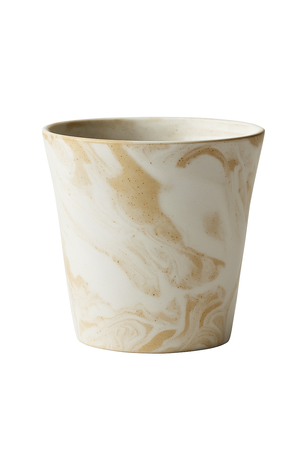 Tasse thé café céramique motif torsadé main