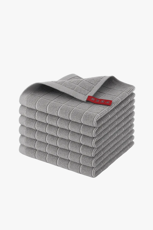 Torchon de cuisine coton éponge absorbant lot essentiel