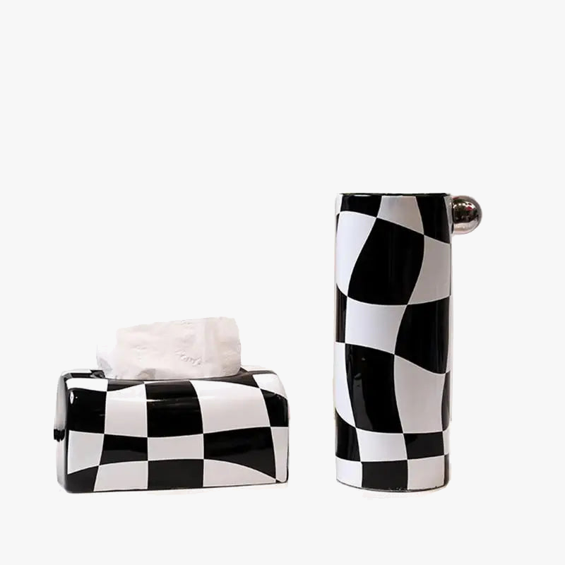 vase en céramique géométrique décoratif pour table nordique