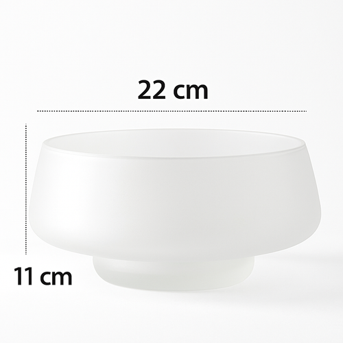 vase en verre dépoli nordique pour fleurs et décoration