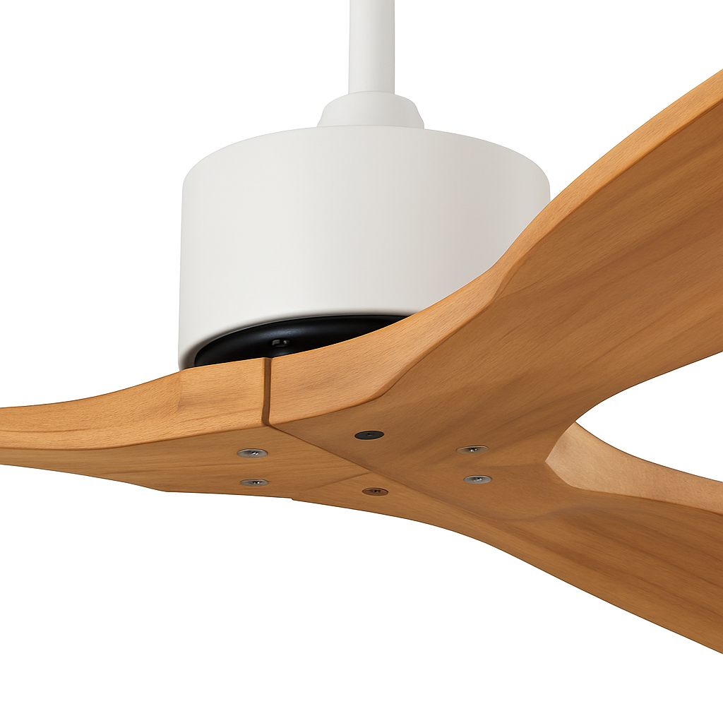 Ventilateur de plafond en bois à 3 pales Fan - vue 4 sur 5