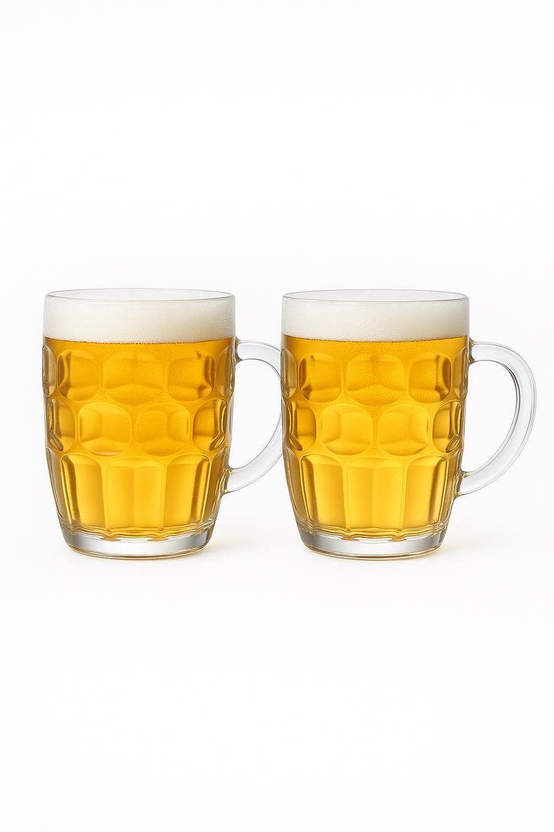 Verre a biere style tasse avec anse