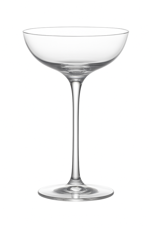 Verre à cocktail design élégant type margarita champagne