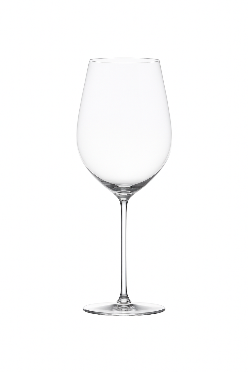 Verre a vin bourgogne cristal ultra fin facettes