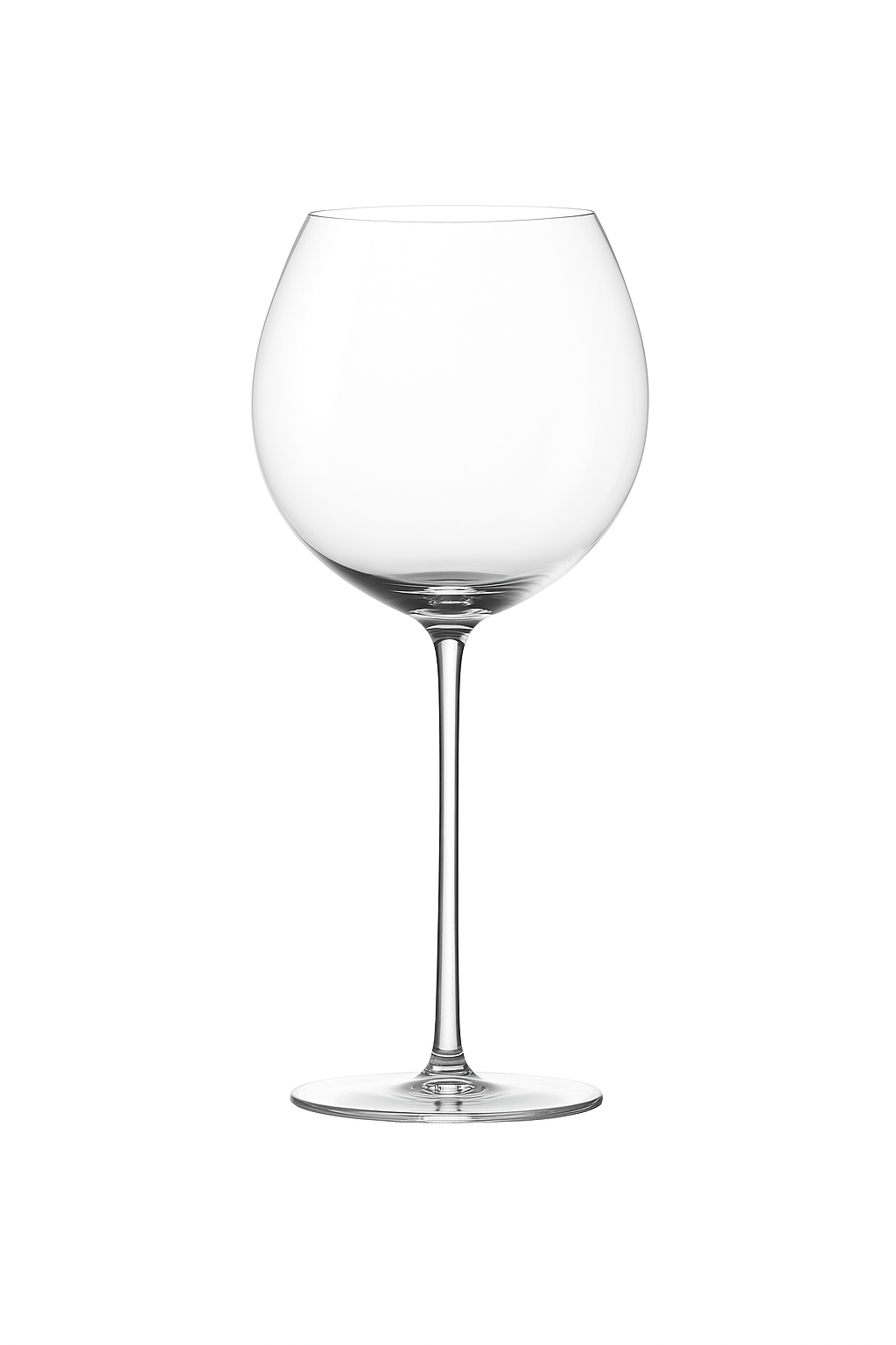 Verre a vin cristal extra fin bord bombe
