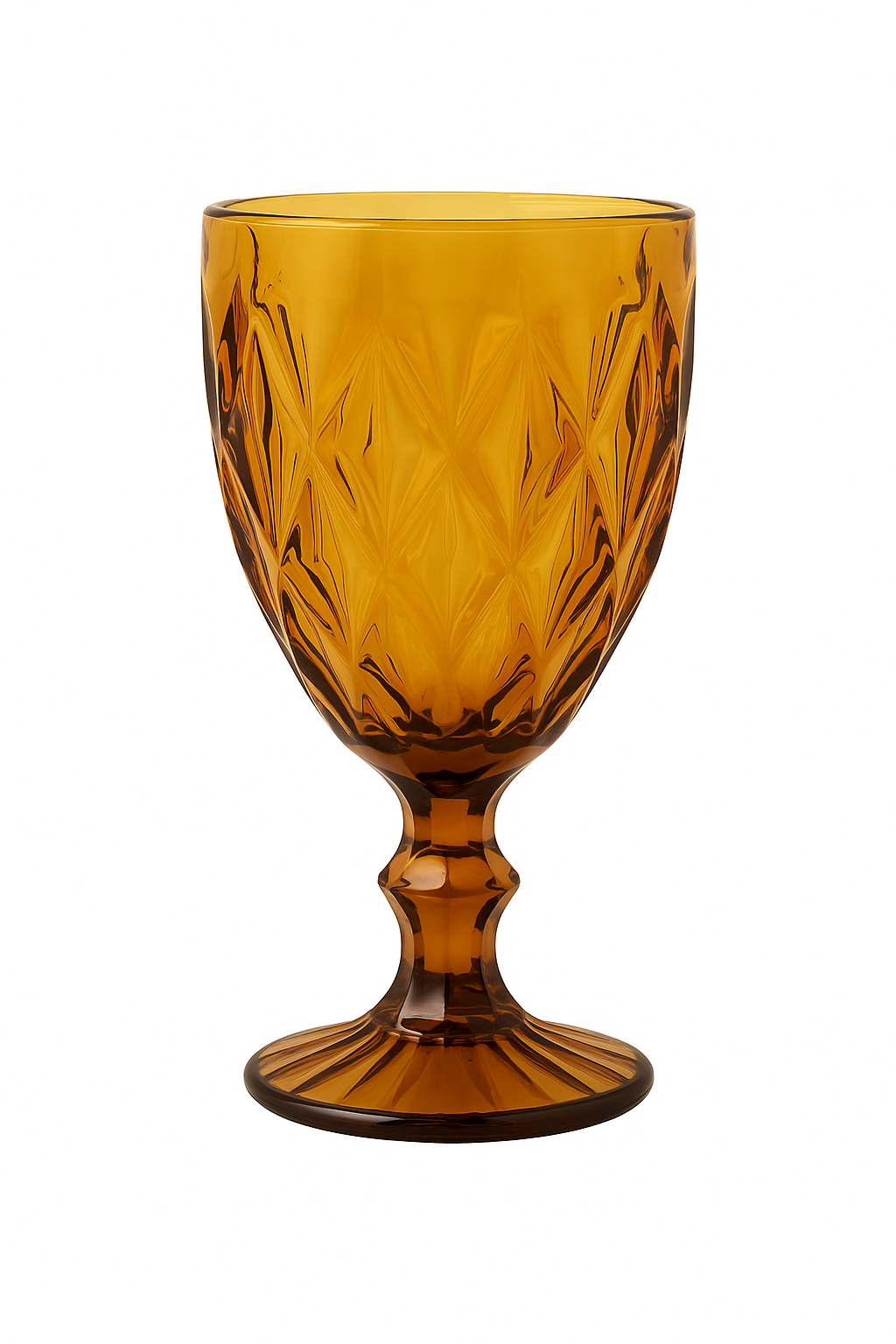 Verre à vin rétro en relief verre épais