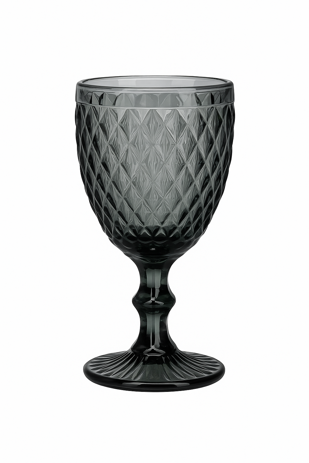 Verre a vin retro relief verre epais europeen