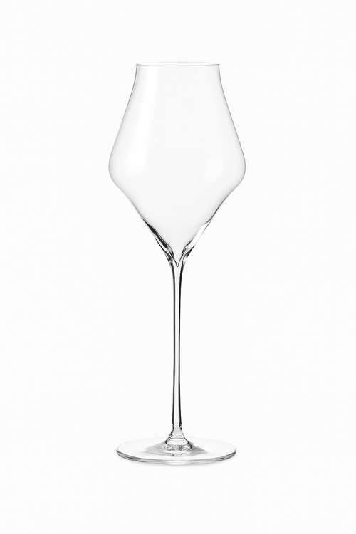 Verre champagne cristal style josephinen fait main fin