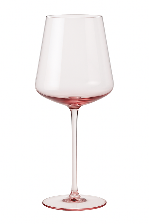 Verre champagne cristal vintage col incliné sur pied