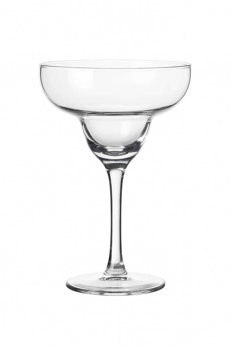 Verre cocktail margarita peint main motif flamant creatif