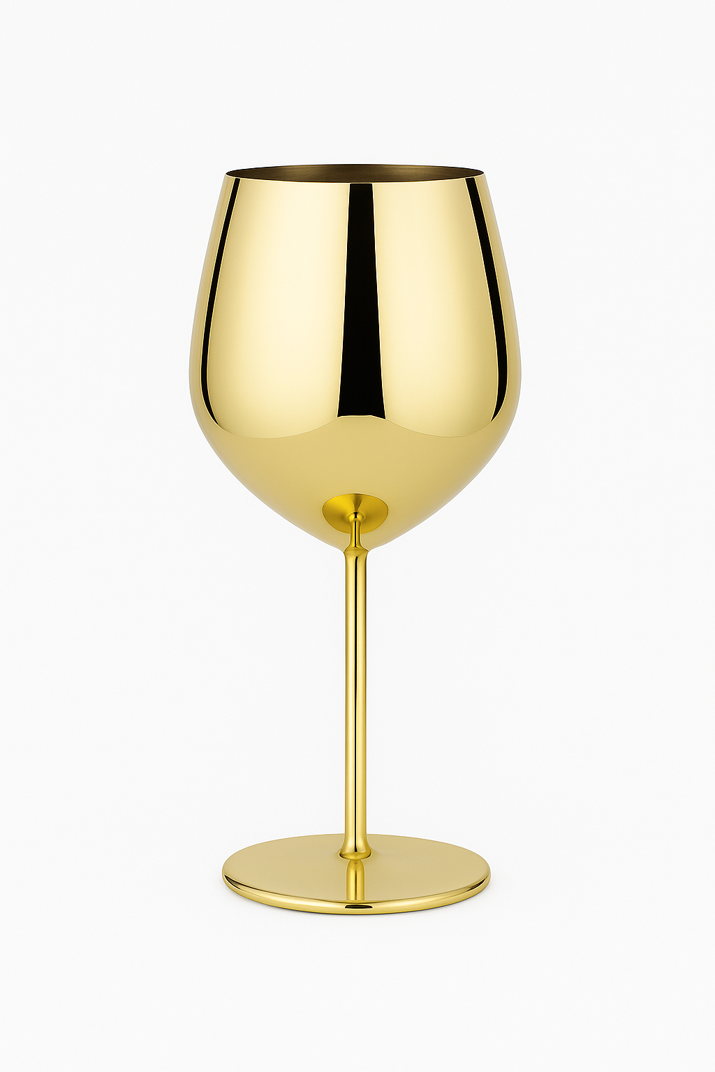 Verre cocktail vin inox incassable 500ml style europeen - vue 2 sur 2