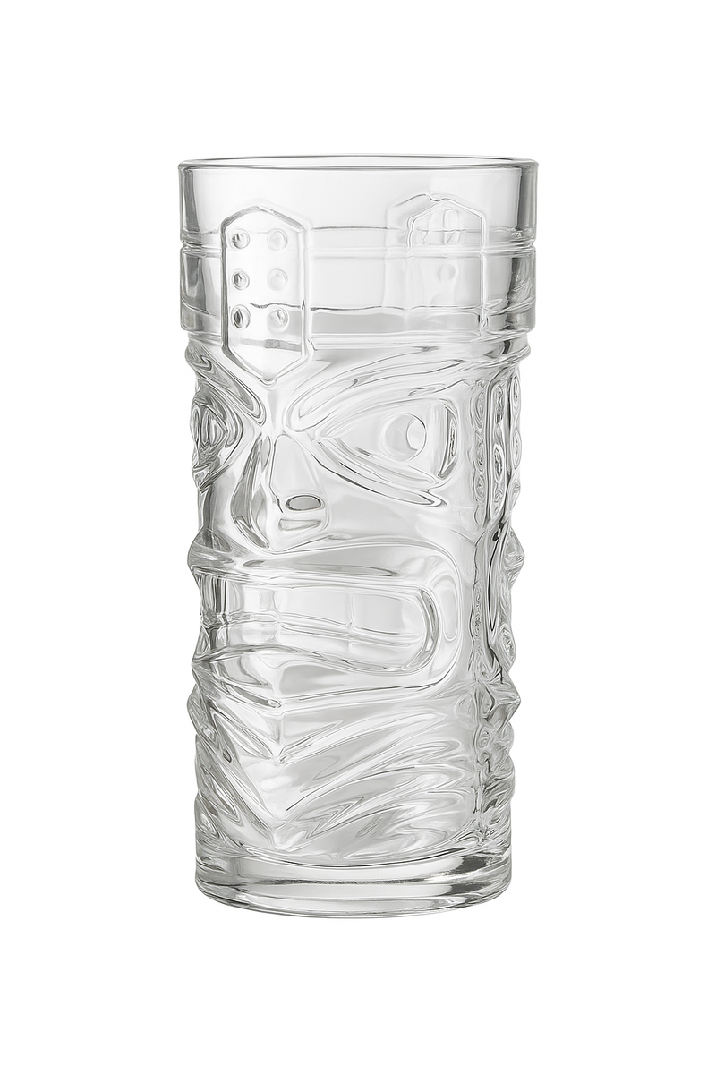Verre tiki transparent gobelet cocktail style bar moderne