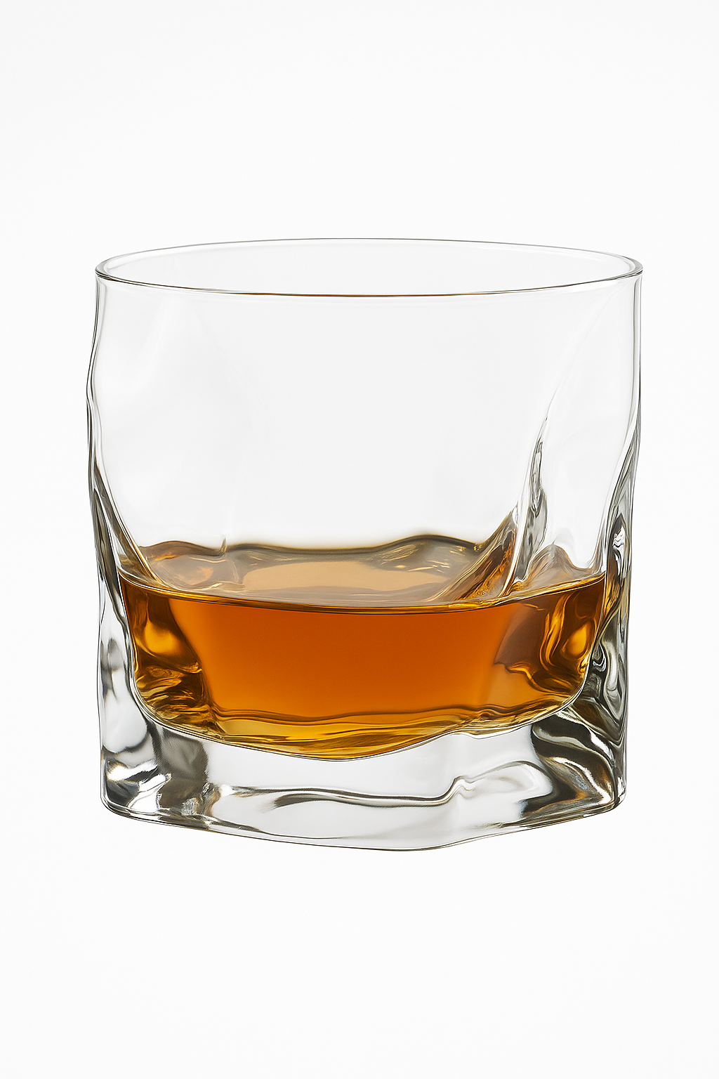 Verre whisky gravé style old fashioned classique