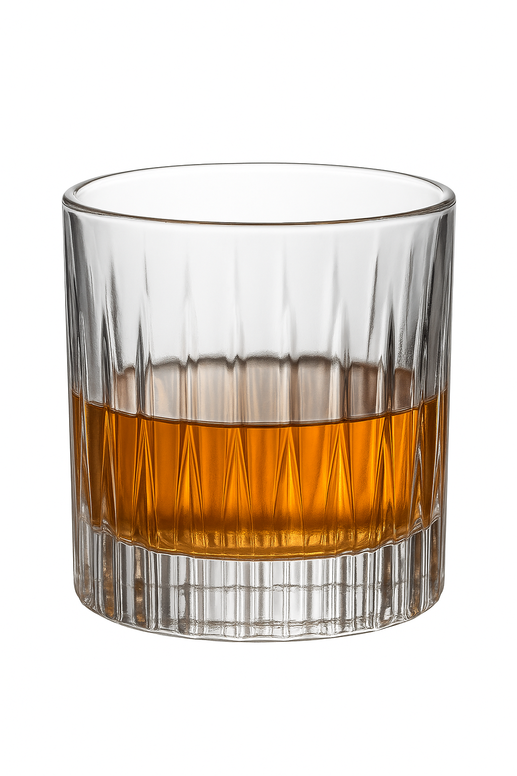 verre whisky old fashioned relief facettes élégant