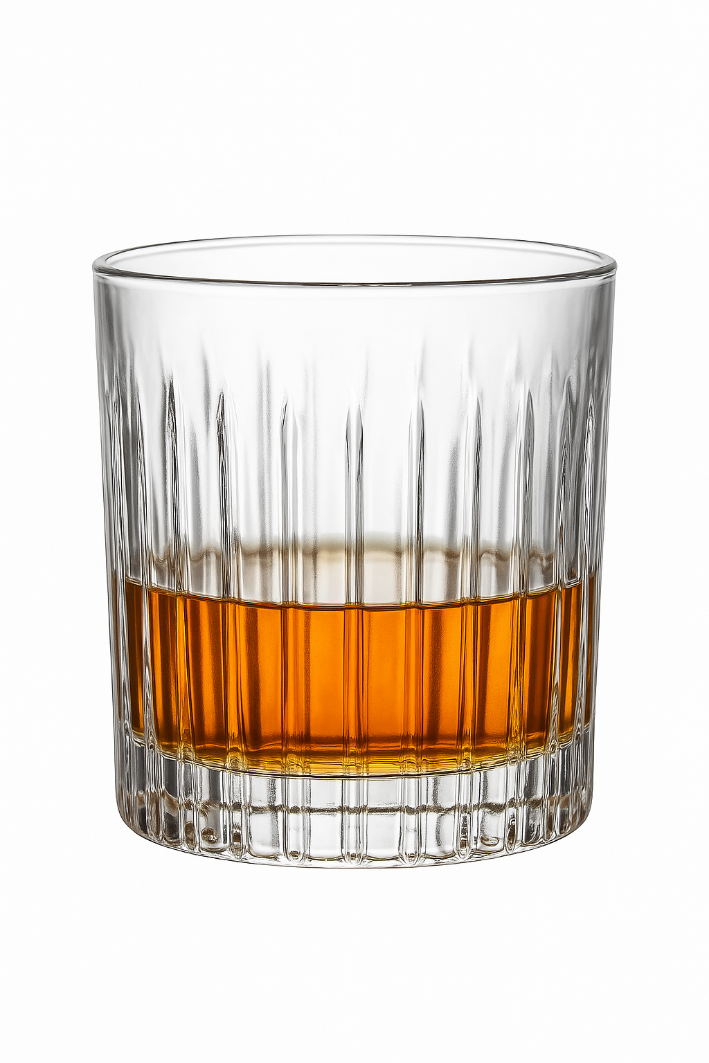 Verres à whisky old fashioned gravure style classique